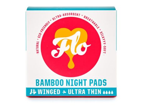 Here We Flo Bamboo Night Pad Pack (14pads) Sale