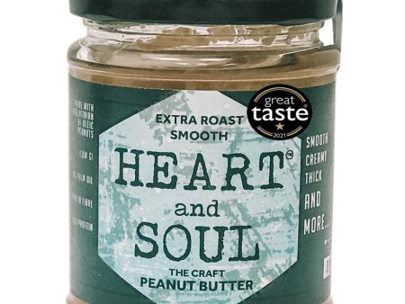 Heart and Soul Extra Roast Smooth Peanut Butter Jar 280g Discount