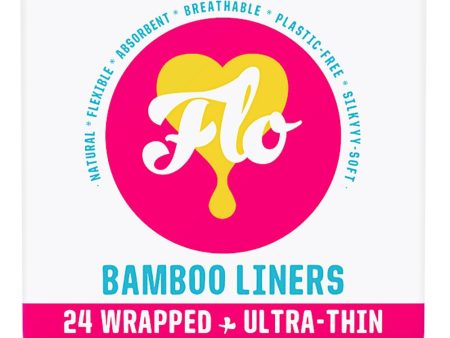 Here We Flo Bamboo Liners Wrapped (24 pads) Fashion