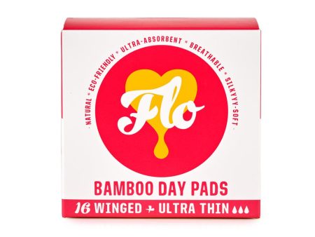 Here We Flo Bamboo Day Pad Pack (16 pads) Discount