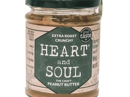 Heart and Soul Extra Roast Crunchy Peanut Butter 280g Jar Cheap