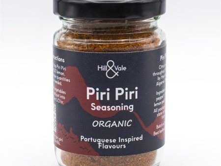 Hill & Vale Organic Piri Piri Seasoning 40g Discount