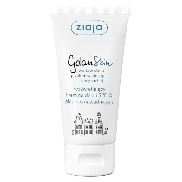 GdanSkin rozświetlający krem na dzień głęboko nawadniający SPF15 50ml For Sale