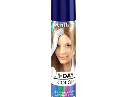 1-Day Color koloryzujący spray do włosów Biały 50ml Hot on Sale