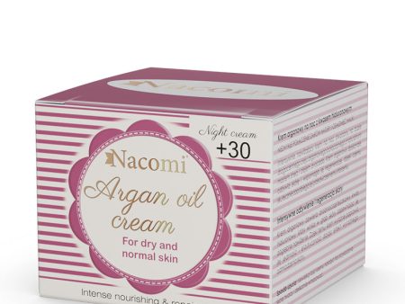 Argan Oil Cream krem arganowy z kawasem hialuronowym 30+ na noc 50ml Online Sale