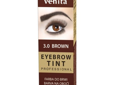 Professional Eyebrow Tint farba do brwi w proszku 3.0 Brown For Discount