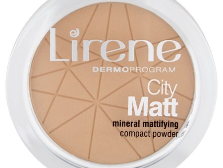 City Matt Mineral Mattifying Compact Powder mineralny puder matujący 03 Beżowy 9g Discount