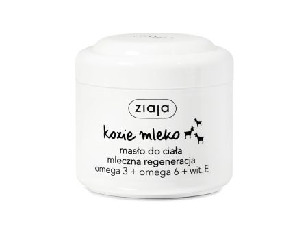 Kozie Mleko masło do ciała mleczna regeneracja Omega 3 + Omega 6 + Witamina E 200ml For Sale