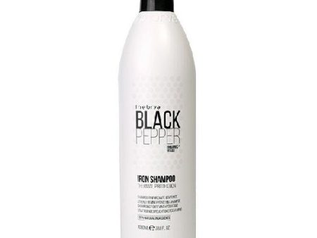 Black Pepper Iron Shampoo wzmacniający szampon nawilżający do włosów 1000ml For Discount