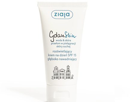 GdanSkin rozświetlający krem na dzień głęboko nawadniający SPF15 50ml For Sale