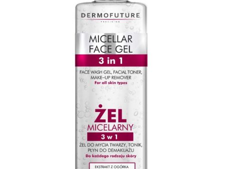 Micellar Face Gel 3in1 żel micelarny do mycia twarzy tonik płyn do demakijażu 400ml Online Hot Sale