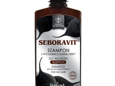 Seboravit szampon z wyciągiem z czarnej rzepy do włosów tłustych 330ml For Discount