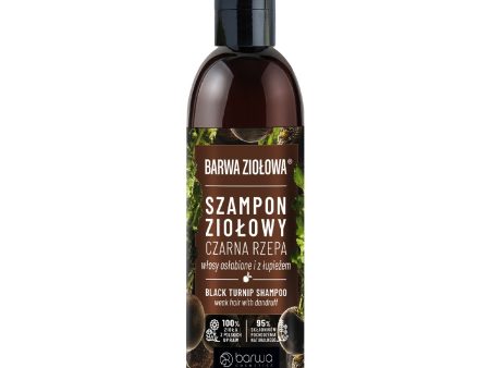 Szampon ziołowy do włosów osłabionych i z łupieżem Czarna Rzepa 250ml on Sale