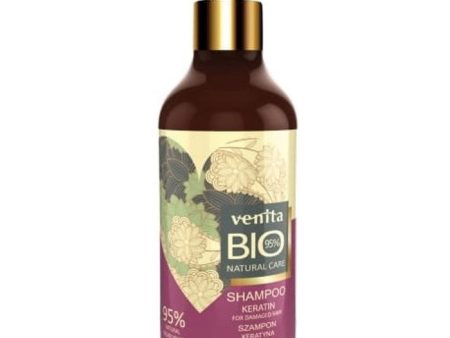 Bio Natural Care Regenerating Hair Shampoo regenerujący szampon do włosów Keratyna 400ml For Cheap