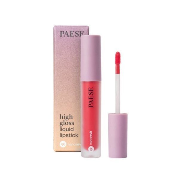 Nanorevit High Gloss Liquid Lipstick pomadka w płynie do ust 53 Spicy Red 4.5ml Online Hot Sale