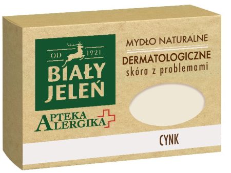 Apteka Alergika mydło naturalne dermatologiczne do skóry z problemami Cynk 125g Supply