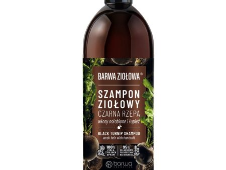 Szampon ziołowy do włosów osłabionych i z łupieżem Czarna Rzepa 480ml on Sale