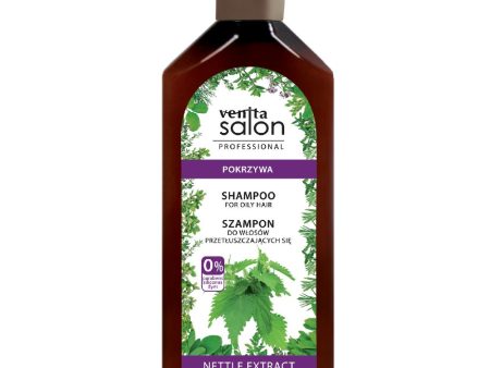 Salon Professional Shampoo For Oily Hair szampon ziołowy do włosów przetłuszczających się Pokrzywa 500ml Fashion