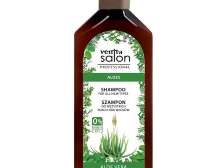 Salon Professional Shampoo For All Hair Types szampon ziołowy do wszystkich rodzajów włosów Aloes 500ml Fashion