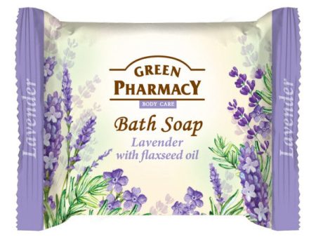 Bath Soap mydło w kostce Lawenda i Olej Lniany 100g Discount