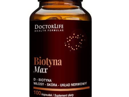 Biotyna Max D-Biotyna 5mg suplement diety 100 tabletek For Discount