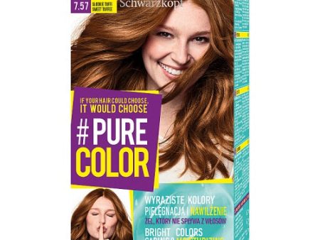 #Pure Color farba do włosów w żelu trwale koloryzująca 7.57 Słodkie Toffee Cheap