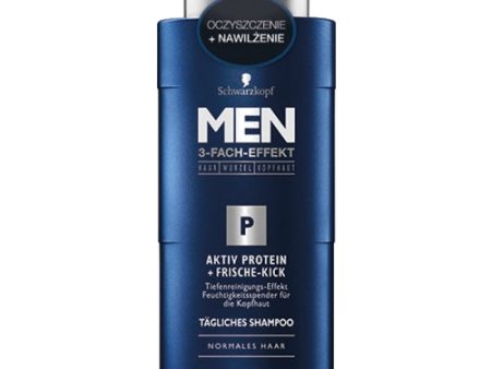 Men Activ Protein + Frische-Kick Shampoo szampon do włosów do codziennego stosowania 250ml Fashion