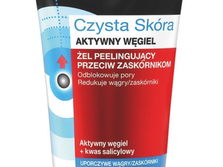 Czysta Skóra Aktywny Węgiel żel peelingujący przeciw zaskórnikom 150ml Sale