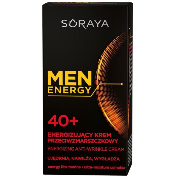 Men Energy 40+ energizujący krem przeciwzmarszczkowy 50ml For Sale